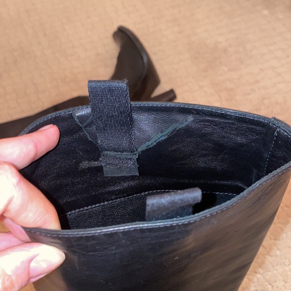 Prada Leather Heeled Boots - Vera Cuoio Size 36.5 - Picture 8 of 9